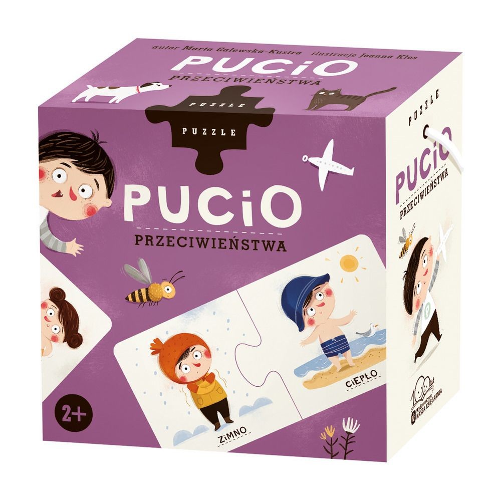 Pucio Puzzle dwuelementowe. Przeciwieństwa -  Nasza Księgarnia