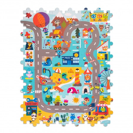 Mata Piankowa Puzzle Whimsy Land - b.Toys