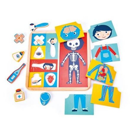 Układanka Edukacyjna Ciało Człowieka - Tender Leaf Toys