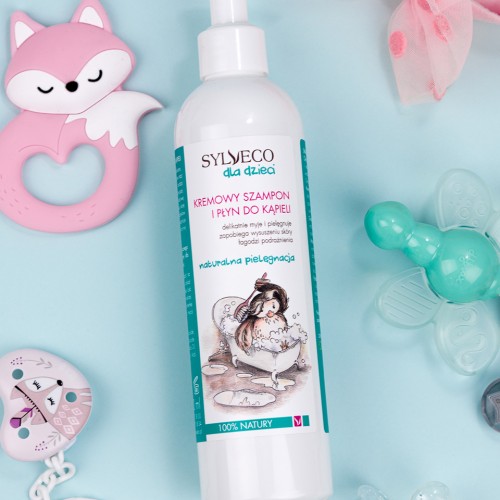 Kremowy szampon i płyn do kąpieli dla dzieci - SYLVECO