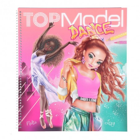 Projektowanie Strojów do Tańca z Naklejkami i Szablonami Dance Colouring Book - Top Model