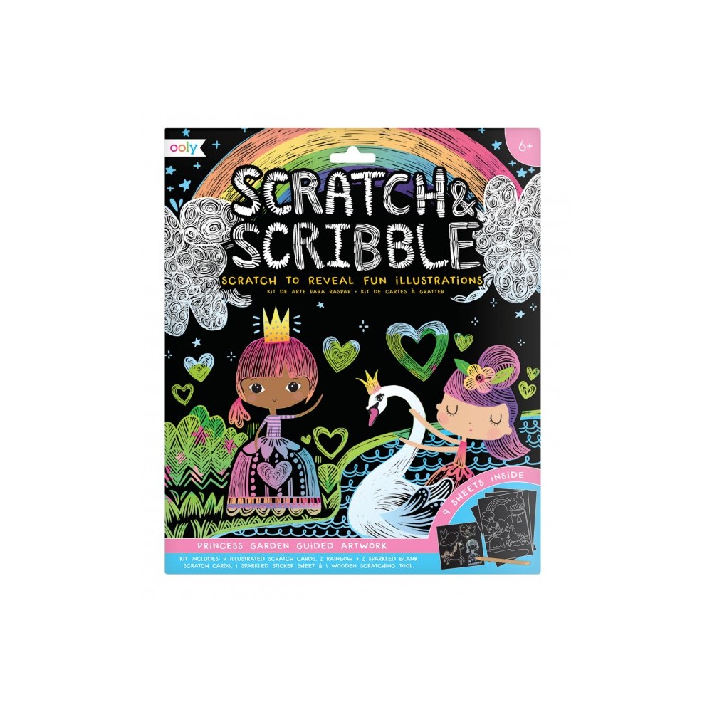 Zdrapywanki Księżniczki Scratch & Scribble - Ooly