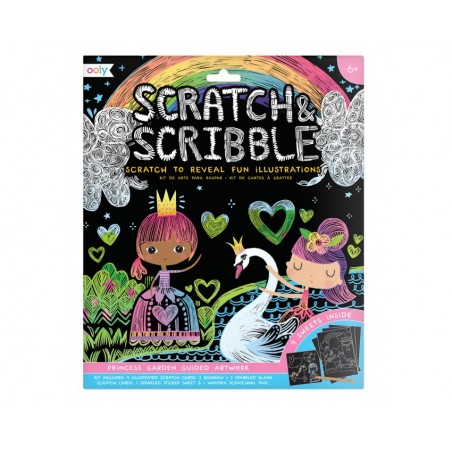 Zdrapywanki Księżniczki Scratch & Scribble - Ooly