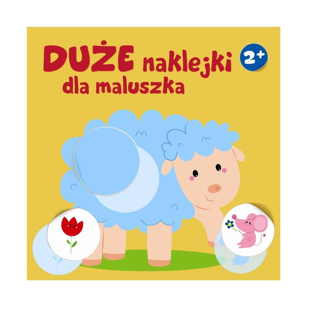 Duże naklejki dla maluszka. Owieczka 2+