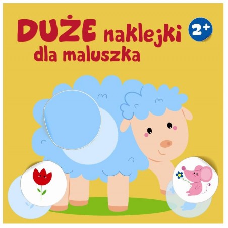 Duże naklejki dla maluszka. Owieczka 2+