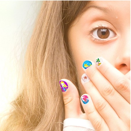 Naklejki na paznokcie dla dzieci Jednorożce - Avenir