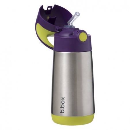 B.Box bidon termiczny termobutelka ze słomką INSULATED DRINK BOTTLE fiolet