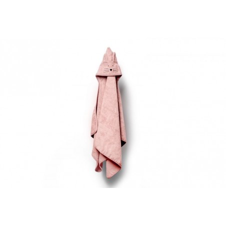Bambusowy Ręcznik 140 x 70 cm Różowy Kotek - My Memi