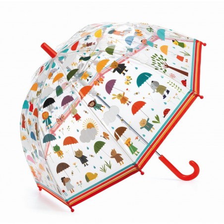 Parasolka transparentna w Deszczu - Djeco