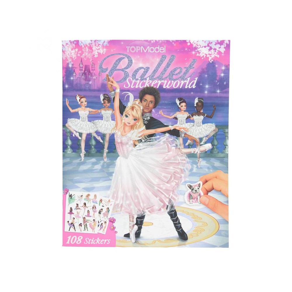Balet Album z Naklejkami Stickerworld Ballet - Top Model