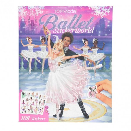 Balet Album z Naklejkami Stickerworld Ballet - Top Model