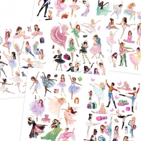 Balet Album z Naklejkami Stickerworld Ballet - Top Model