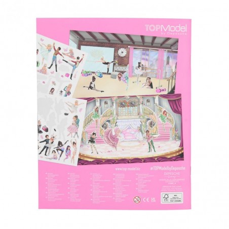 Balet Album z Naklejkami Stickerworld Ballet - Top Model