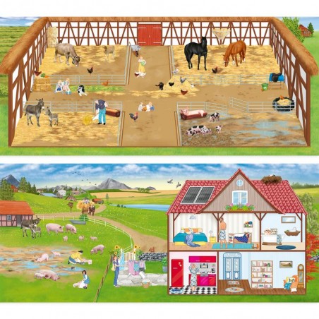 Album z naklejkami Farma projektowanie przestrzeni na wsi