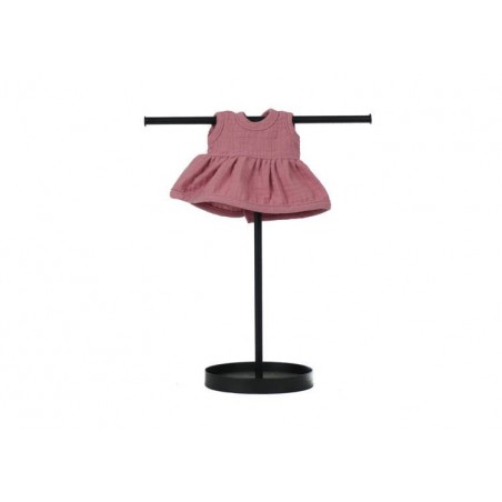Sukienka Muślinowa Różowa do Lalki 21 cm - Miniland