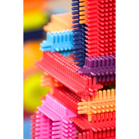 Klocki jeżyki w Torbie Bristle Blocks Stackadoos - B. toys