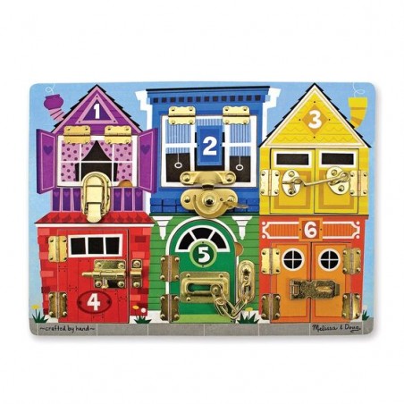 Tablica Motoryczna Otwieranie Zamków Latches Board - Melissa & Doug