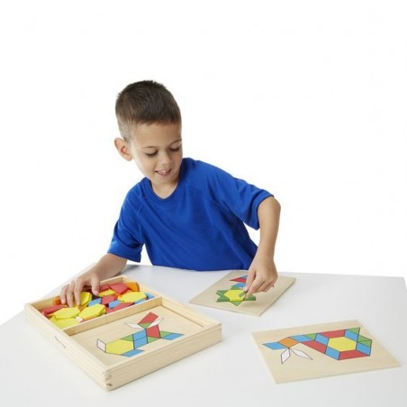 Drewniana układanka Geometryczna - 	Melissa & Doug