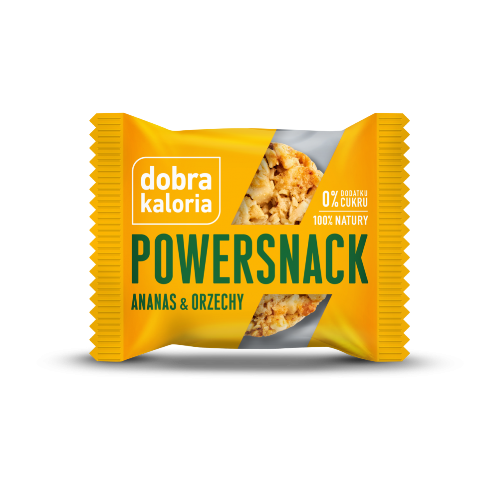 Powersnack Ananas & Orzechy Batonik 30g - dobra kaloria