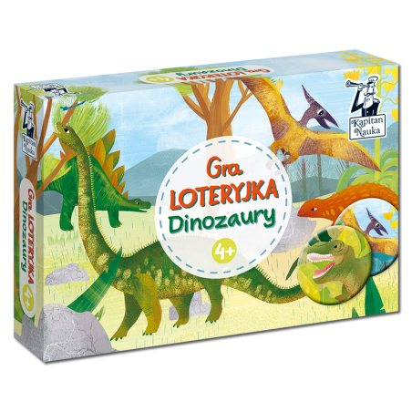 Dinozaury. Gra Loteryjka - Kapitan Nauka