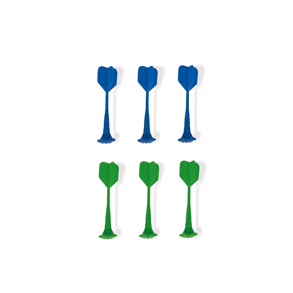 Rzutki Magnetyczne 6 sztuk (zielone i niebieskie) - Janod