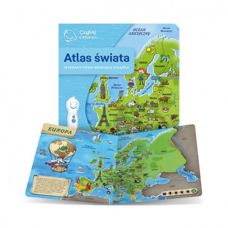 Książka Atlas świata - Czytaj z Albikiem