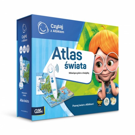 Zestaw Atlas Świata - Czytaj z Albikiem