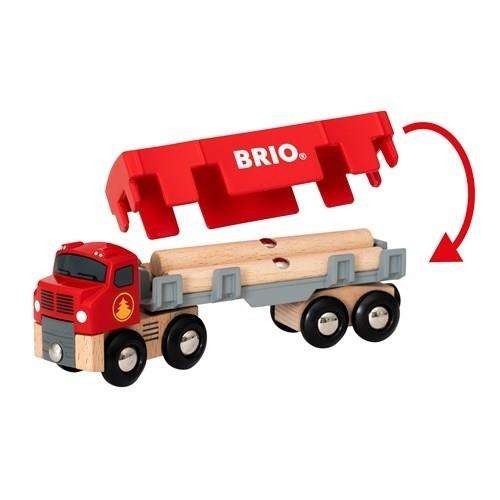 Ciężarówka z Drewnem Lumber Truck 33657 - Brio