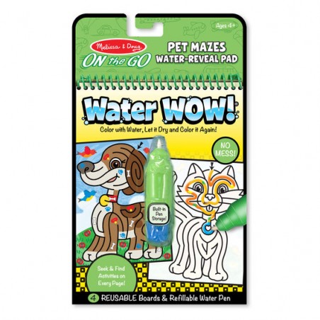 Wodna Kolorowanka Water Wow! Zwierzęta Labirynt - Melissa & Doug