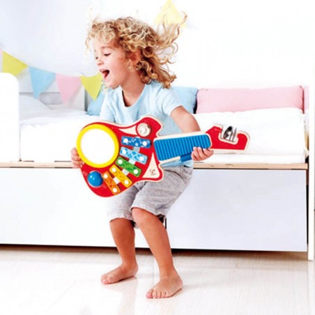 Gitara 6w1 z Instrumentami dla Dzieci - Hape