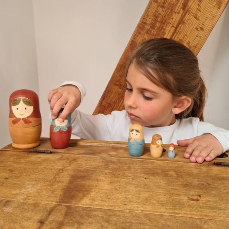 Drewniane Matrioszki do Pomalowania - Egmont Toys