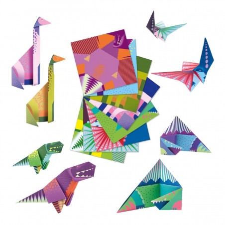 Origami Dinozaury z Papieru - Djeco