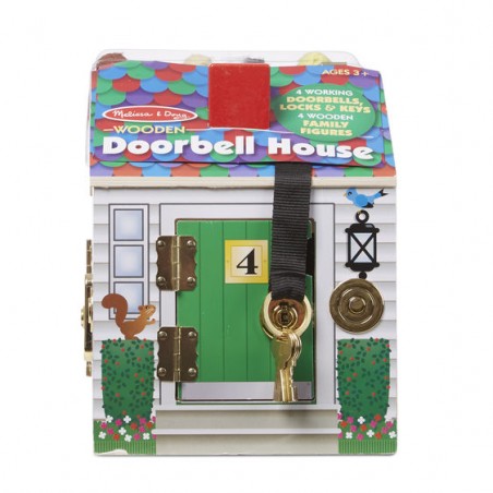 Domek Edukacyjny 4 Zamki, Kulczyki, Dzwoni, Laleczki - Melissa & Doug