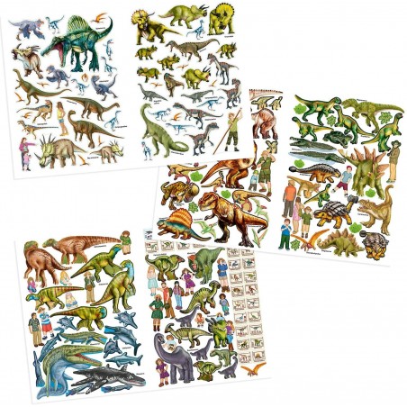 Album z naklejkami Dino Zoo kreatywny zeszyt - Depesche
