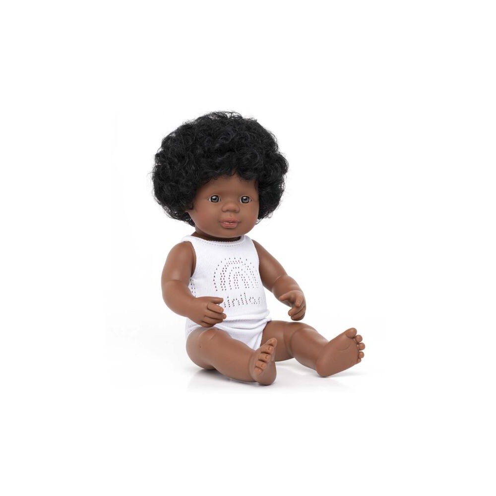 Pachnąca Lalka Dziewczynka Afroamerykanka 38cm - Miniland Doll