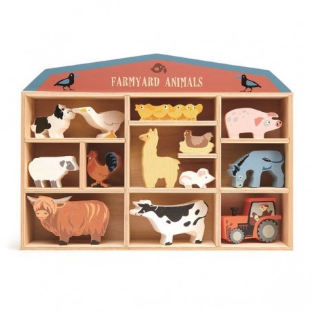 Drewniane Figurki Zwierzęta na Farmie - Tender Leaf Toys