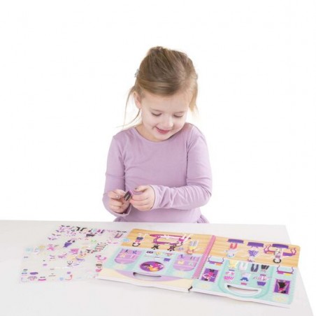 Wypukłe Naklejki Dzień Piękności Deluxe - Melissa & Doug