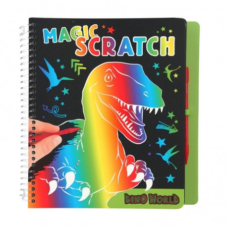 Zdrapywanki z Rysikiem Dinozaury Magic Scratch - Depesche