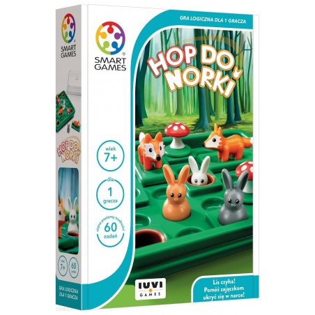 Gra logiczna dla dzieci 7+ Hop do norki - Smart Games