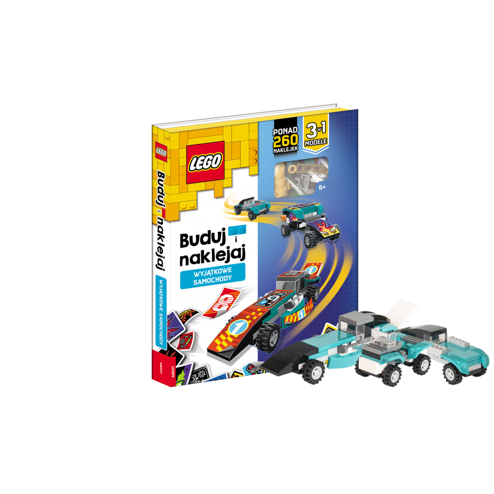 Lego Iconic. Buduj i naklejaj. Wyjątkowe Samochody
