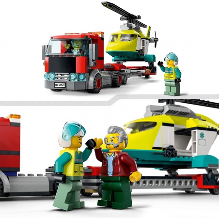 Klocki Lego CITY 60343 Laweta helikoptera ratunko