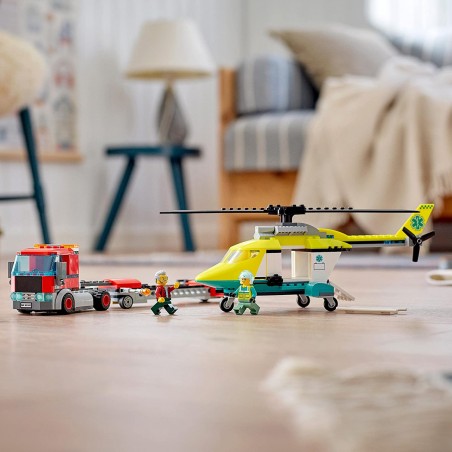 Klocki Lego CITY 60343 Laweta helikoptera ratunkowego