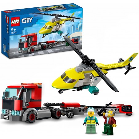 Klocki Lego CITY 60343 Laweta helikoptera ratunkowego