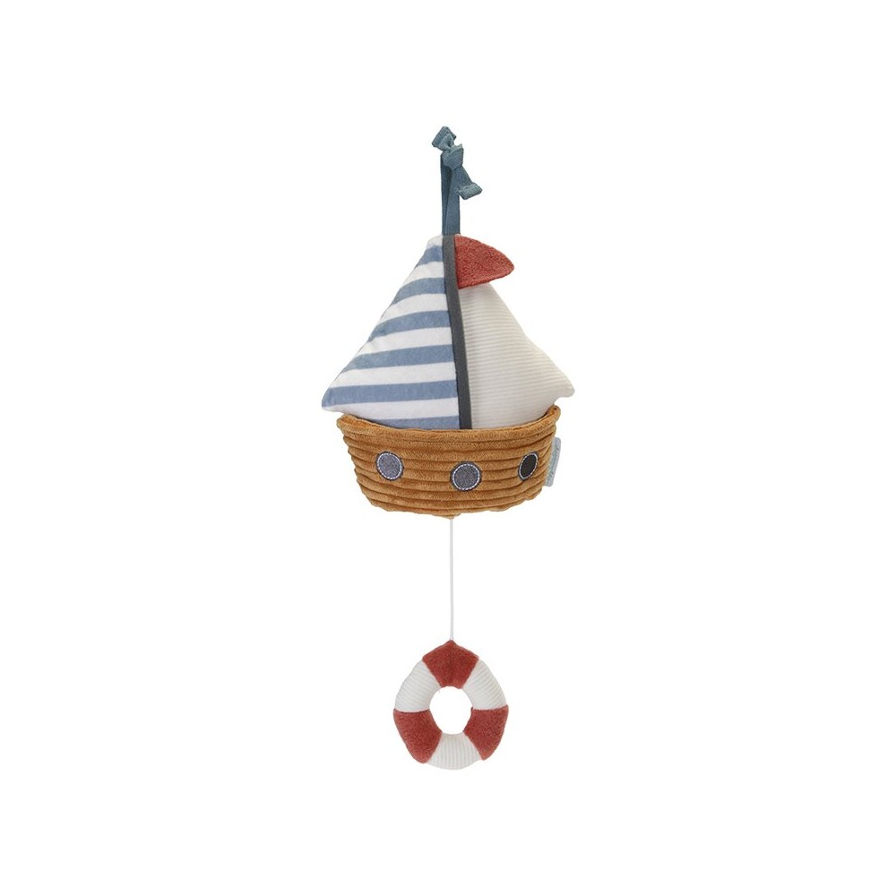 Miękka Pozytywka Łódka Sailors Bay - Little Dutch