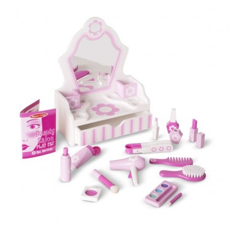 Toaletka dla Dziewczynki Drewniana Beauty Salon - Melissa & Doug