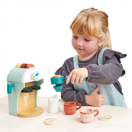 Drewniany Ekspres do Kawy Babyccino - Tender Leaf Toys