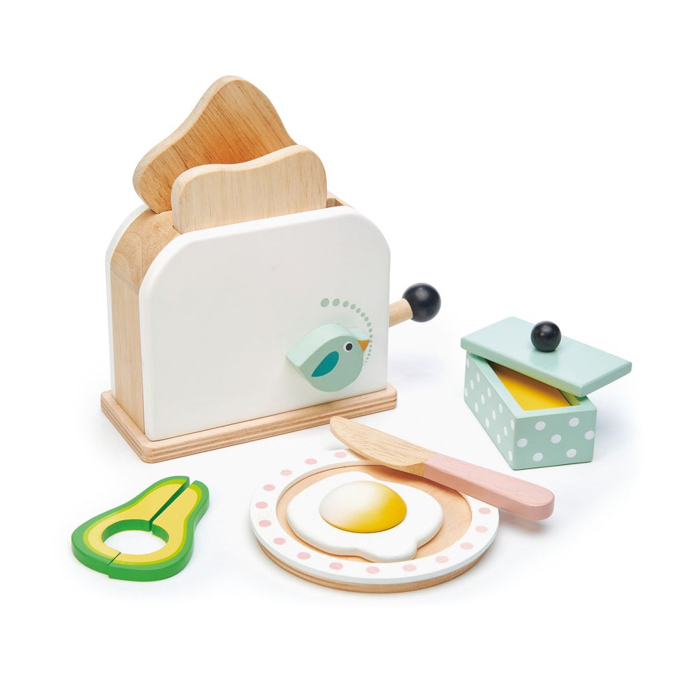 Drewniany Toster Breakfast Toaster Set - Tender Leaf Toys