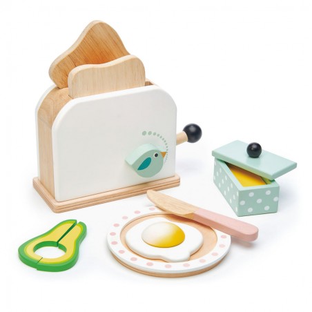 Drewniany Toster Breakfast Toaster Set - Tender Leaf Toys