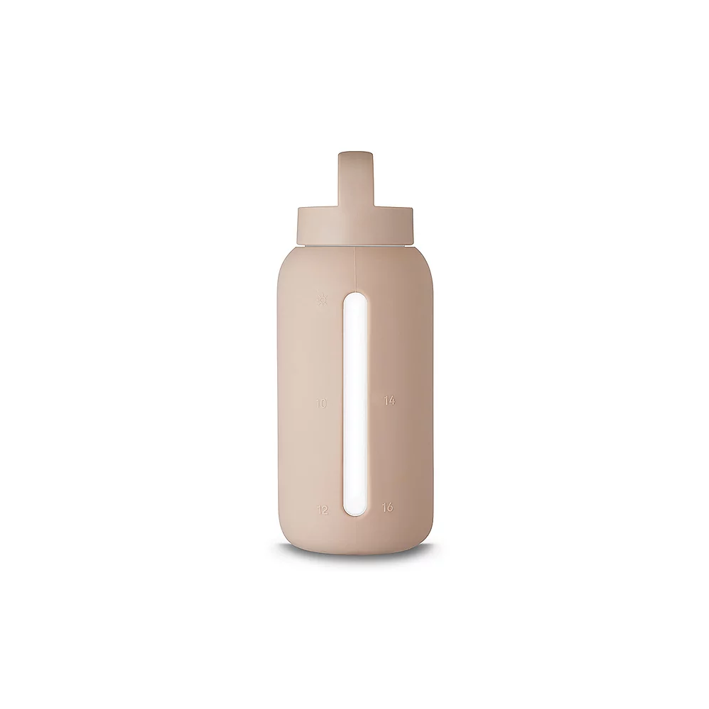 Motywacyjna Butelka do Picia Wody 720 ml ze Szkła Desert Rose - Muuki