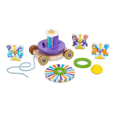 Drewniana Karuzela do Ciągnięcia - Melissa & Doug